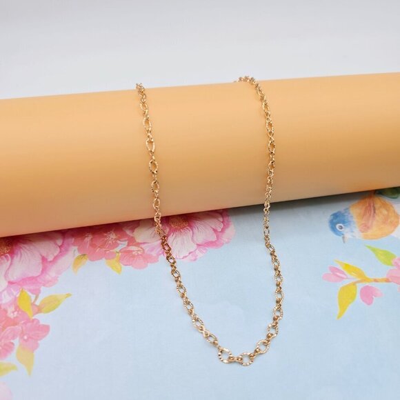 Elegant Rose Gold Plated Chain Necklace for Women - 19.7 Inches, XPNL0096 - Picture 3 of 12